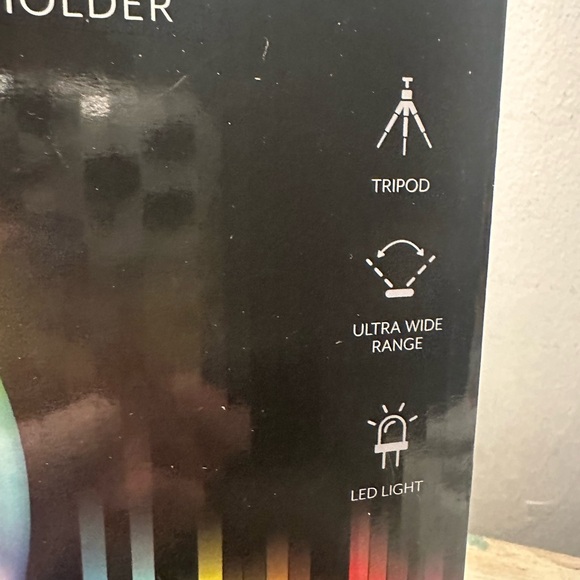 Bower 10” Tabletop Colorful LED Ring Light with Tripod - Picture 6 of 7